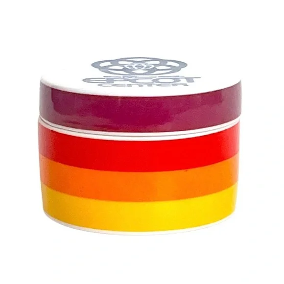 Vintage DISNEY Epcot Center Porcelain Ceramic Trinket Box Vintage Rare 1980s WDW - Picture 3 of 6